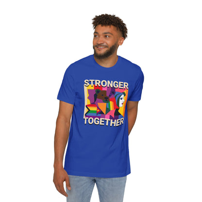 Graphic Tee - Stronger Together Gay Pride Collage T-Shirt