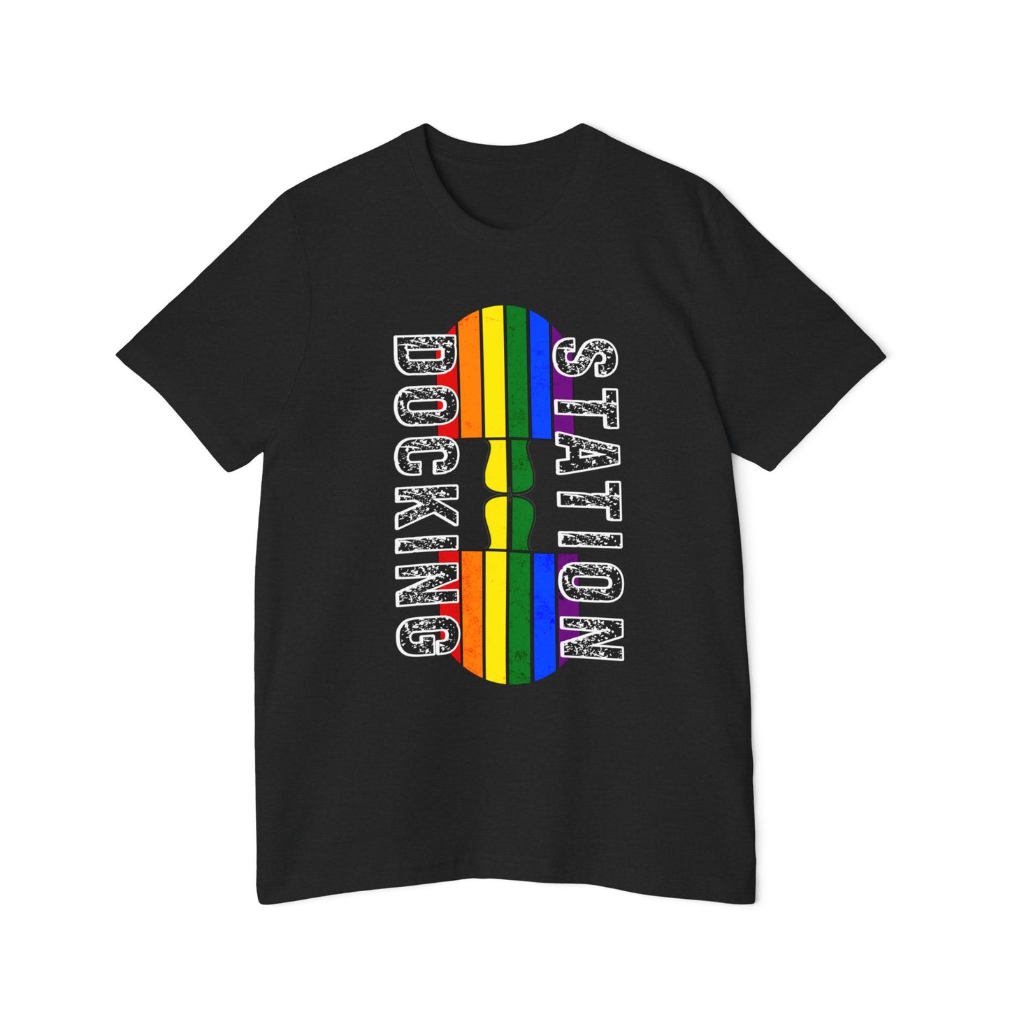 Rainbow Puzzle Pieces Unisex T-Shirt - LGBTQ+ Pride Docking Station