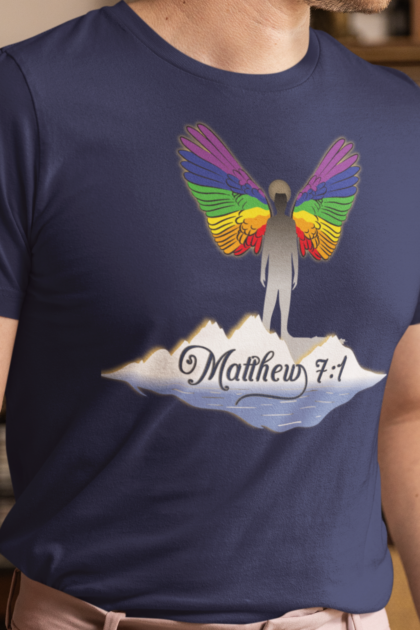 Matthew 7:1 Pride Angel