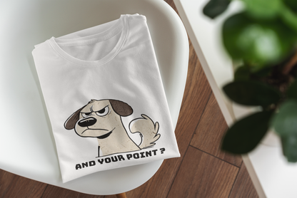 Grumpy Dog 'And Your Point' Cartoon