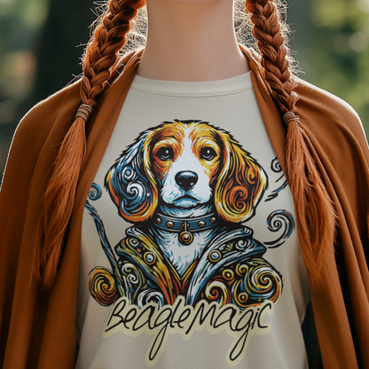 Beagle Magic - Boho-Inspired Hand-Illustrated