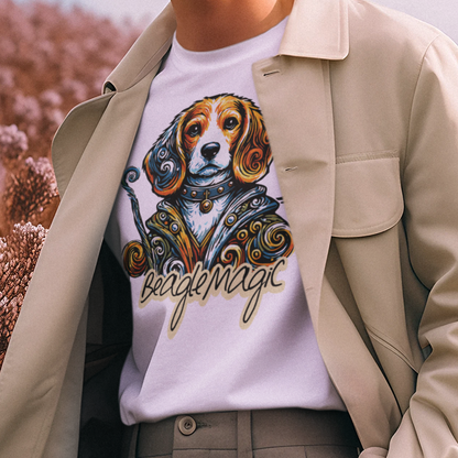 Beagle Magic - Boho-Inspired Hand-Illustrated