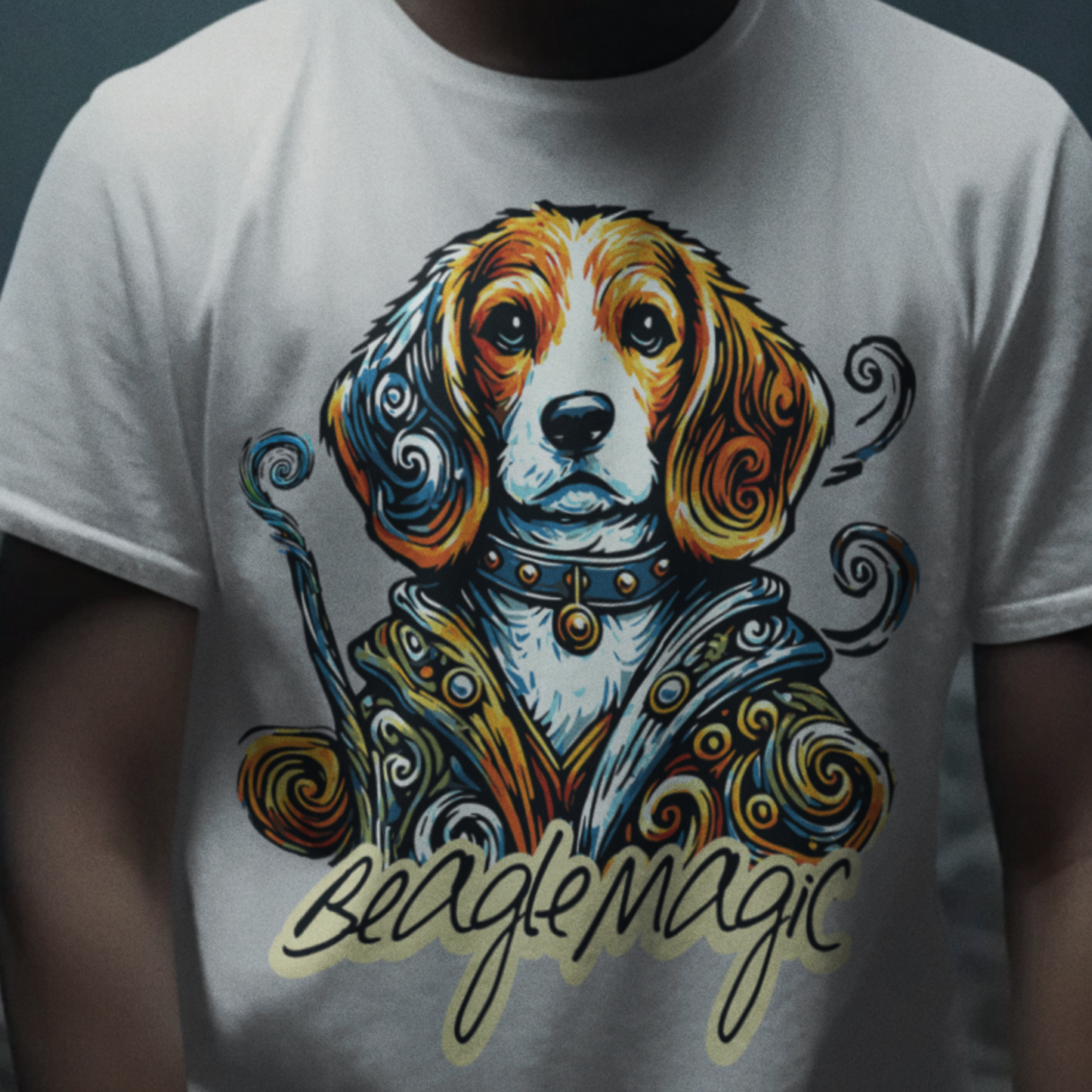 Beagle Magic - Boho-Inspired Hand-Illustrated