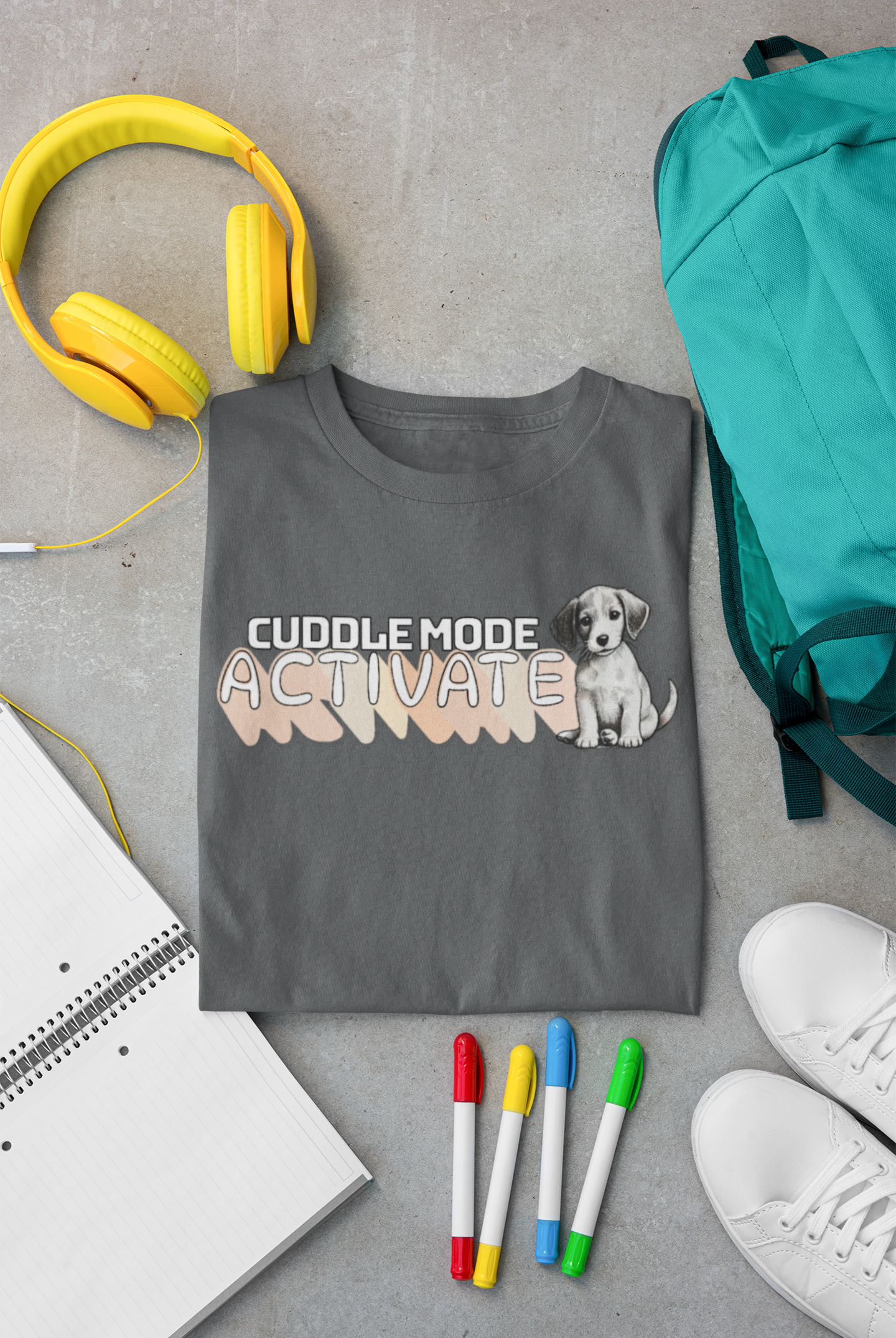 Cuddle Mode Activate Cute Puppy