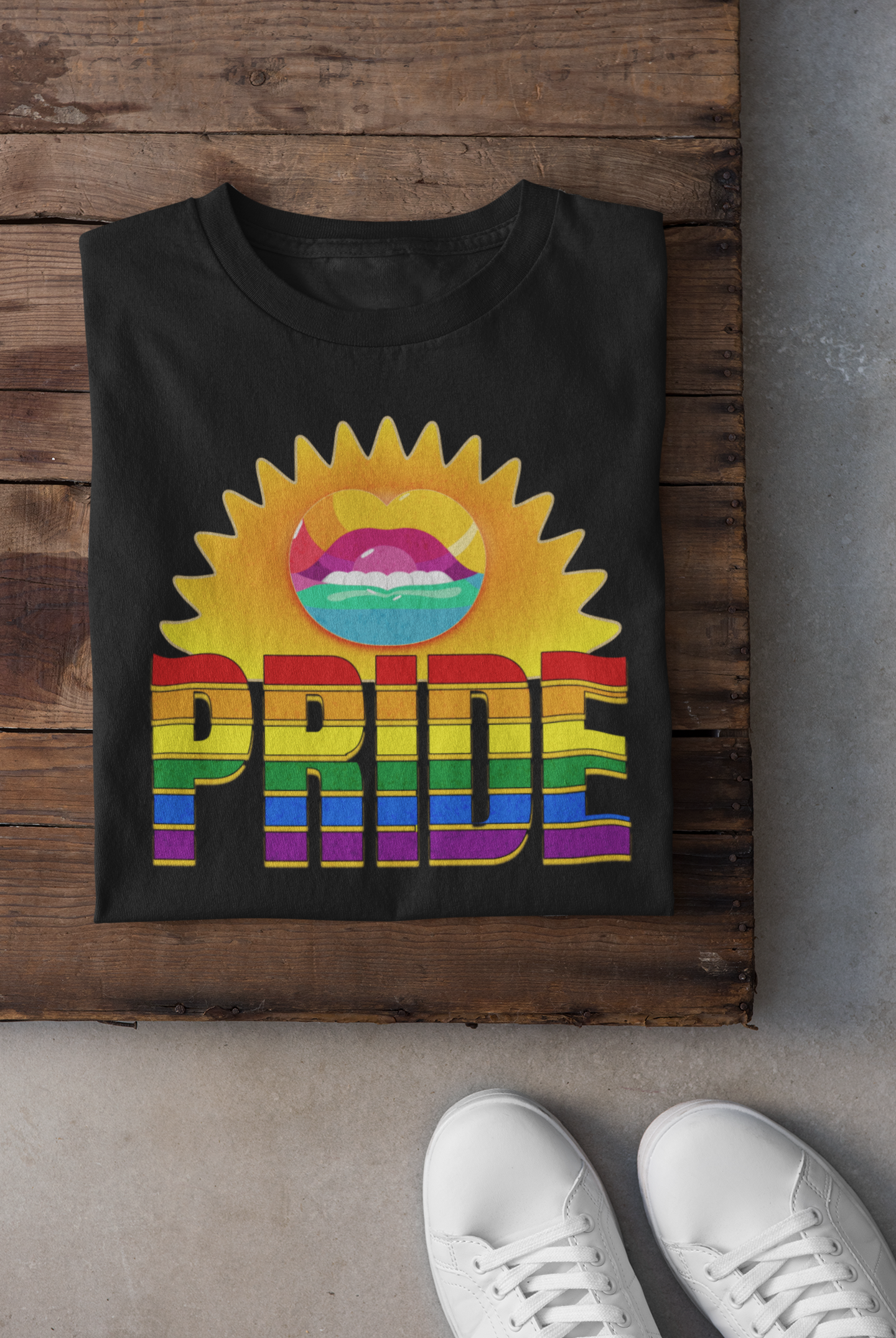 Pride Rainbow Sun