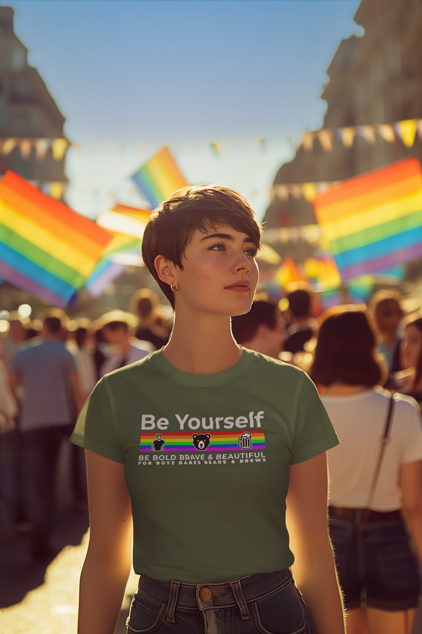 Be Yourself (be brave, bold & beautiful for the Boys, Babes, Bears & Brews)