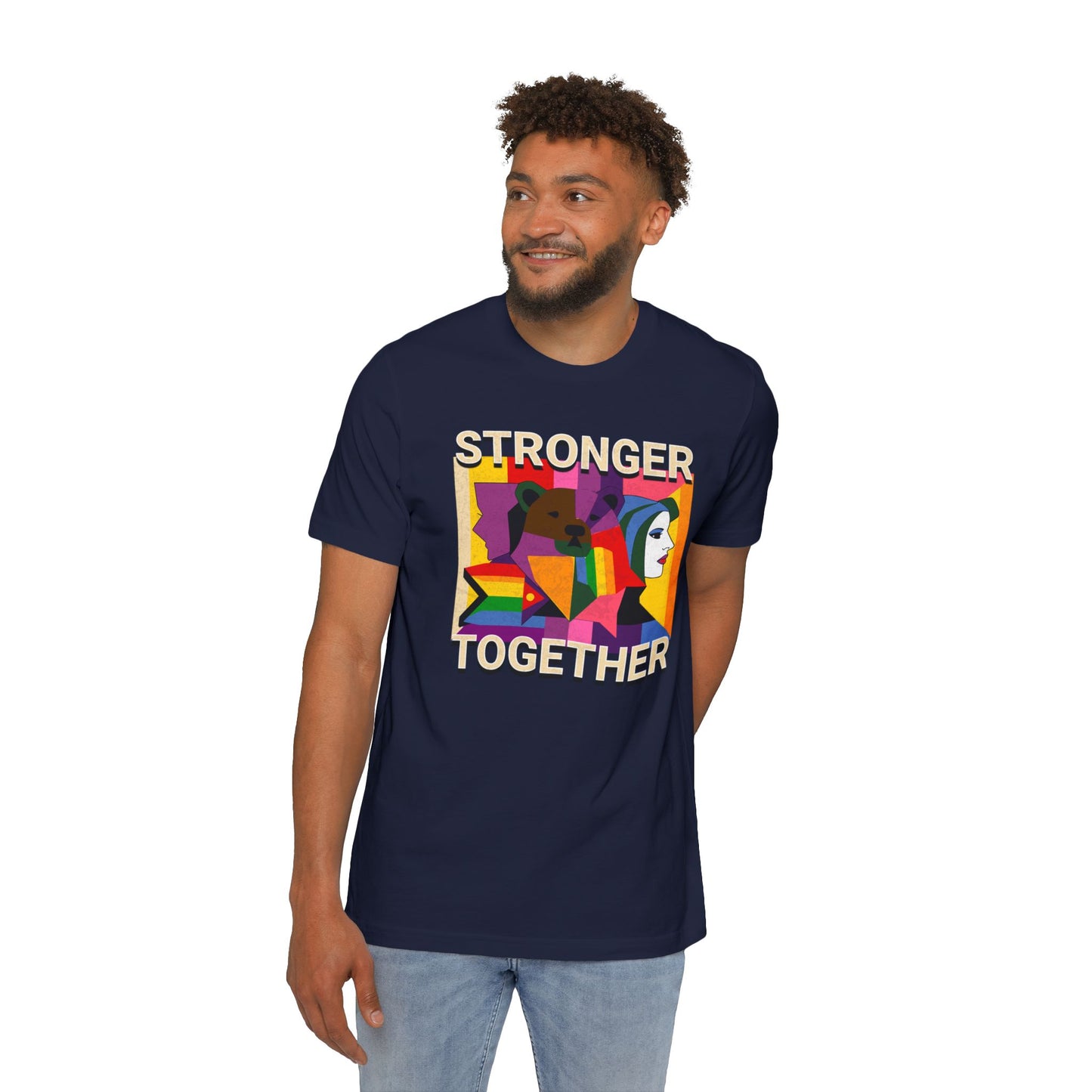 Graphic Tee - Stronger Together Gay Pride Collage T-Shirt