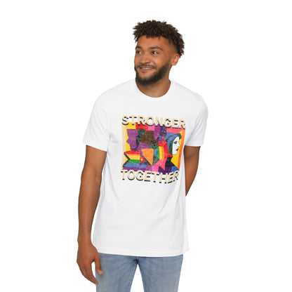 Graphic Tee - Stronger Together Gay Pride Collage T-Shirt